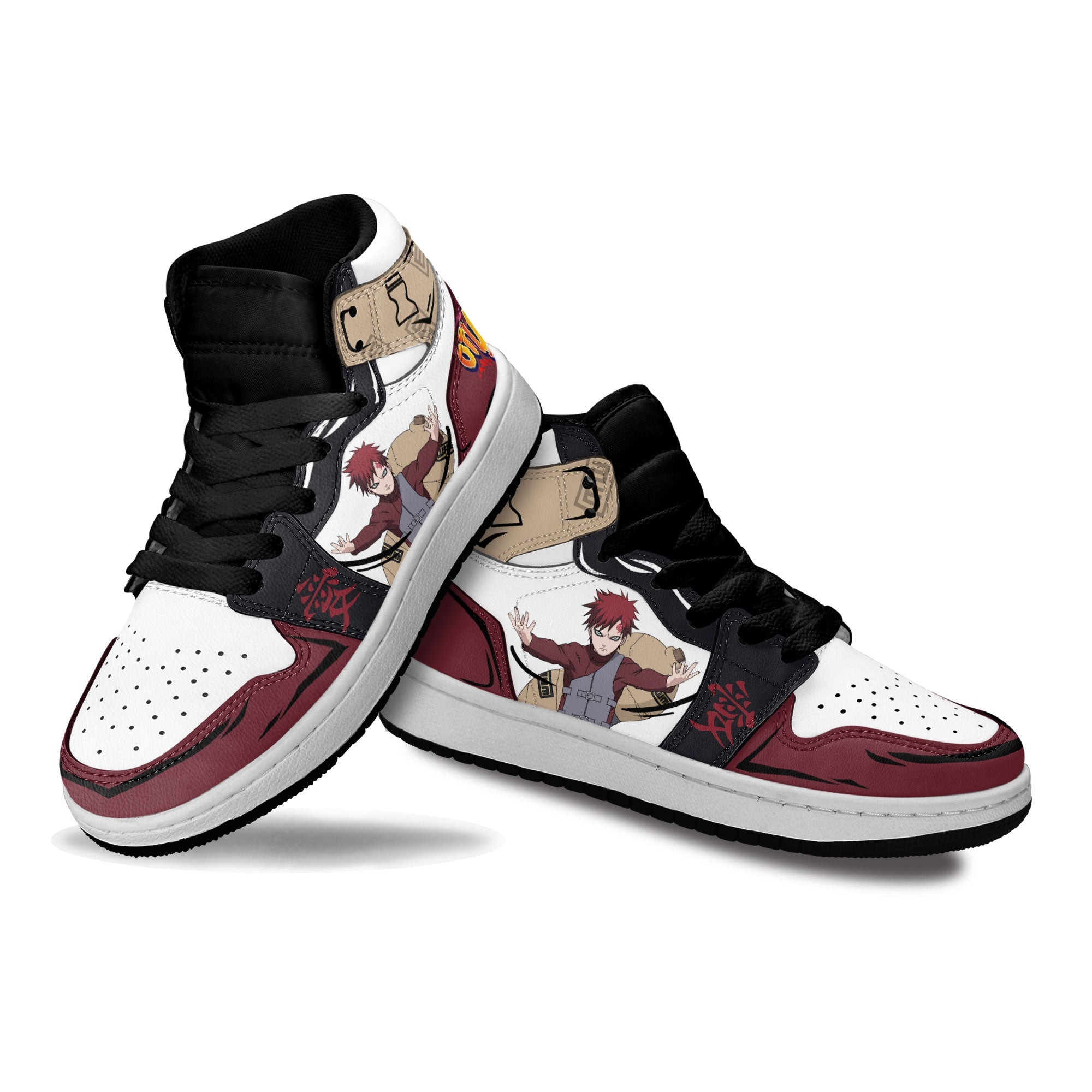 Gaara Kids Sneakers Custom Anime NRT Shoes For Kids