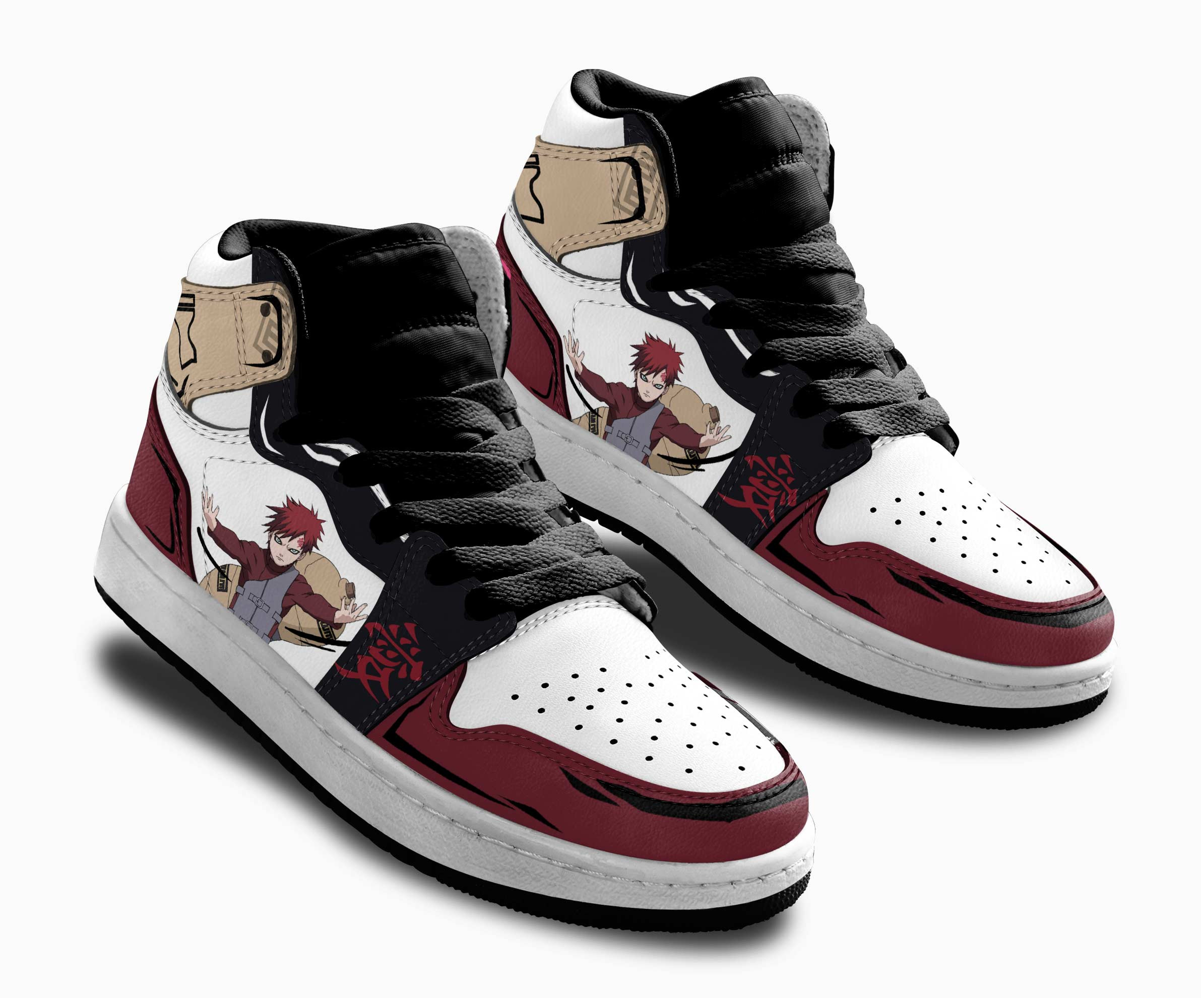 Gaara Kids Sneakers Custom Anime NRT Shoes For Kids