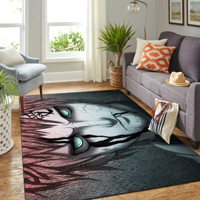 Gaara Naruto Carpet Floor Area Rectangle Rug