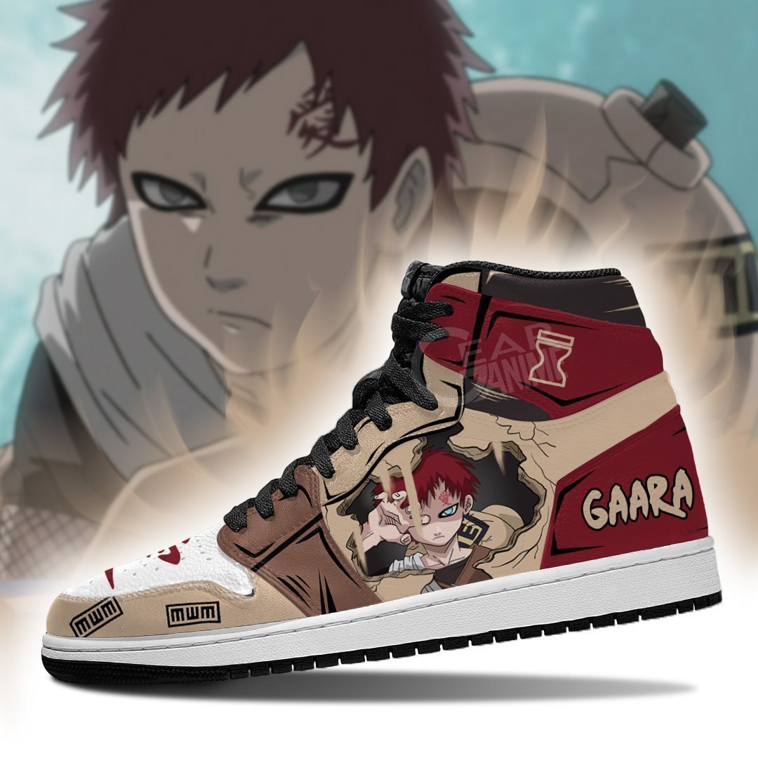 Gaara Shoes Skill Costume Boots Anime JD1s Sneakers, Air Jordan Hightop