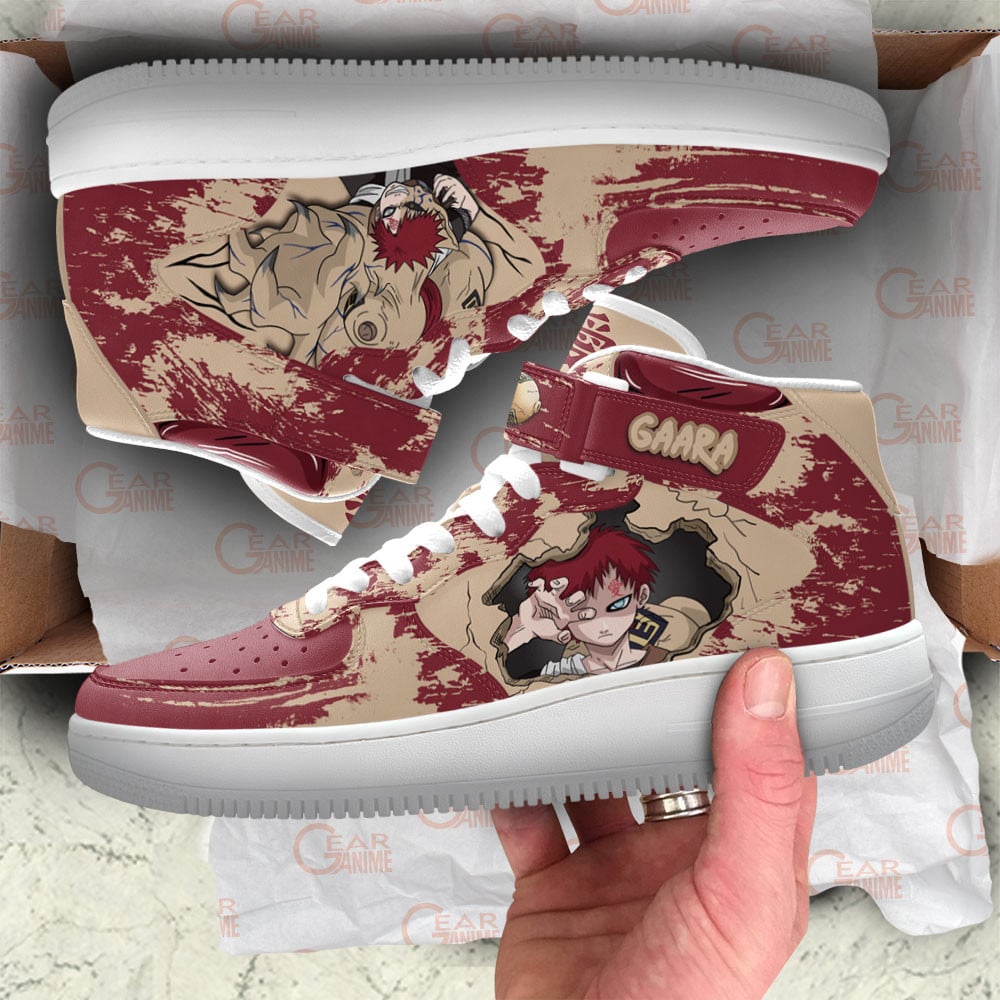 Gaara Skill Sneakers Air Mid Custom NRT Anime Shoes