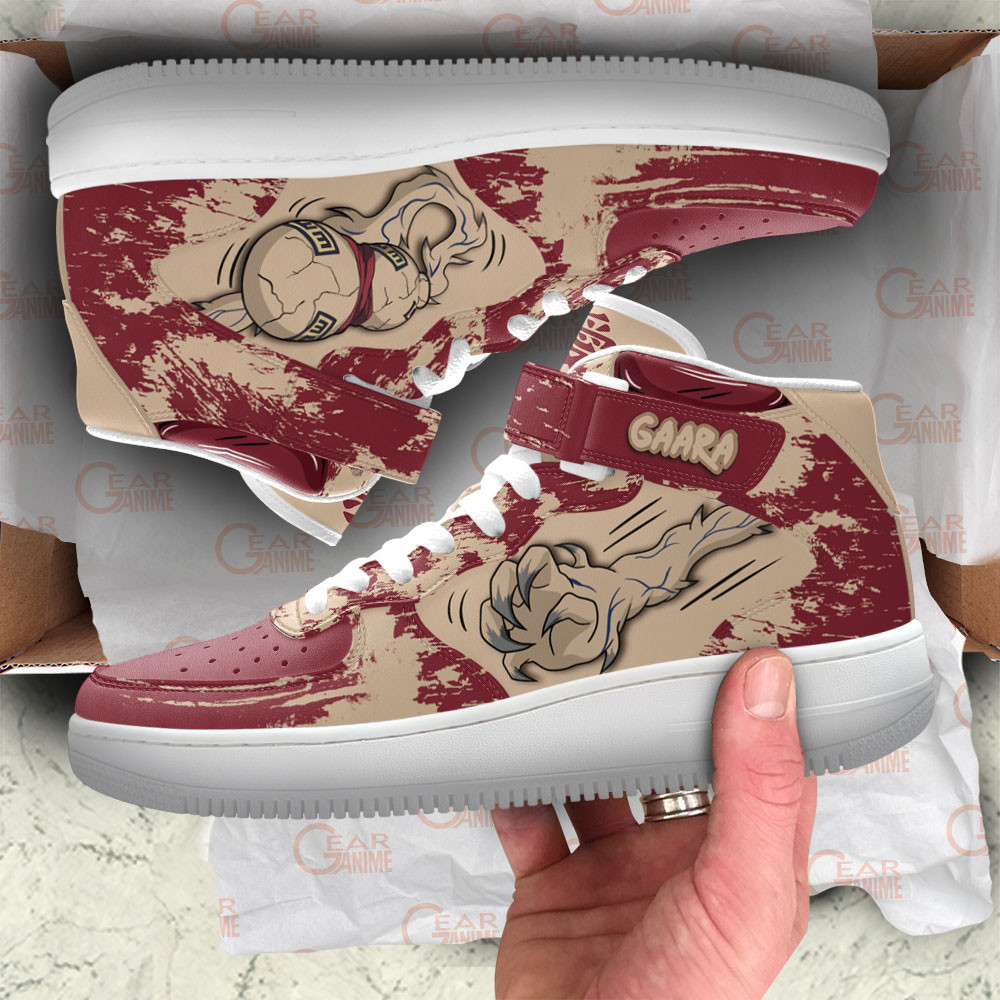 Gaara Skill Sneakers Air Mid Custom NRT Anime Shoes