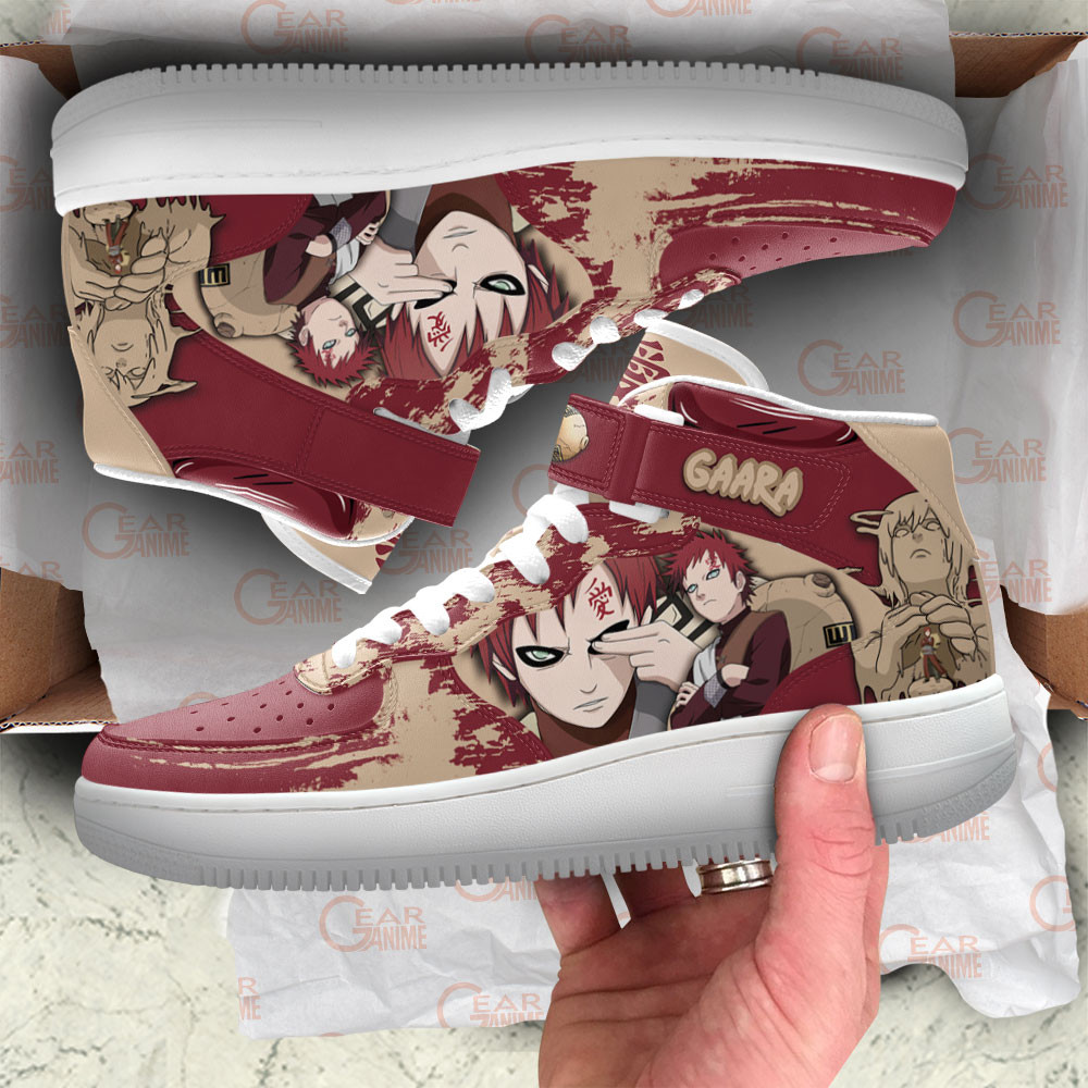 Gaara Sneakers Air Mid Custom NRT Anime Shoes