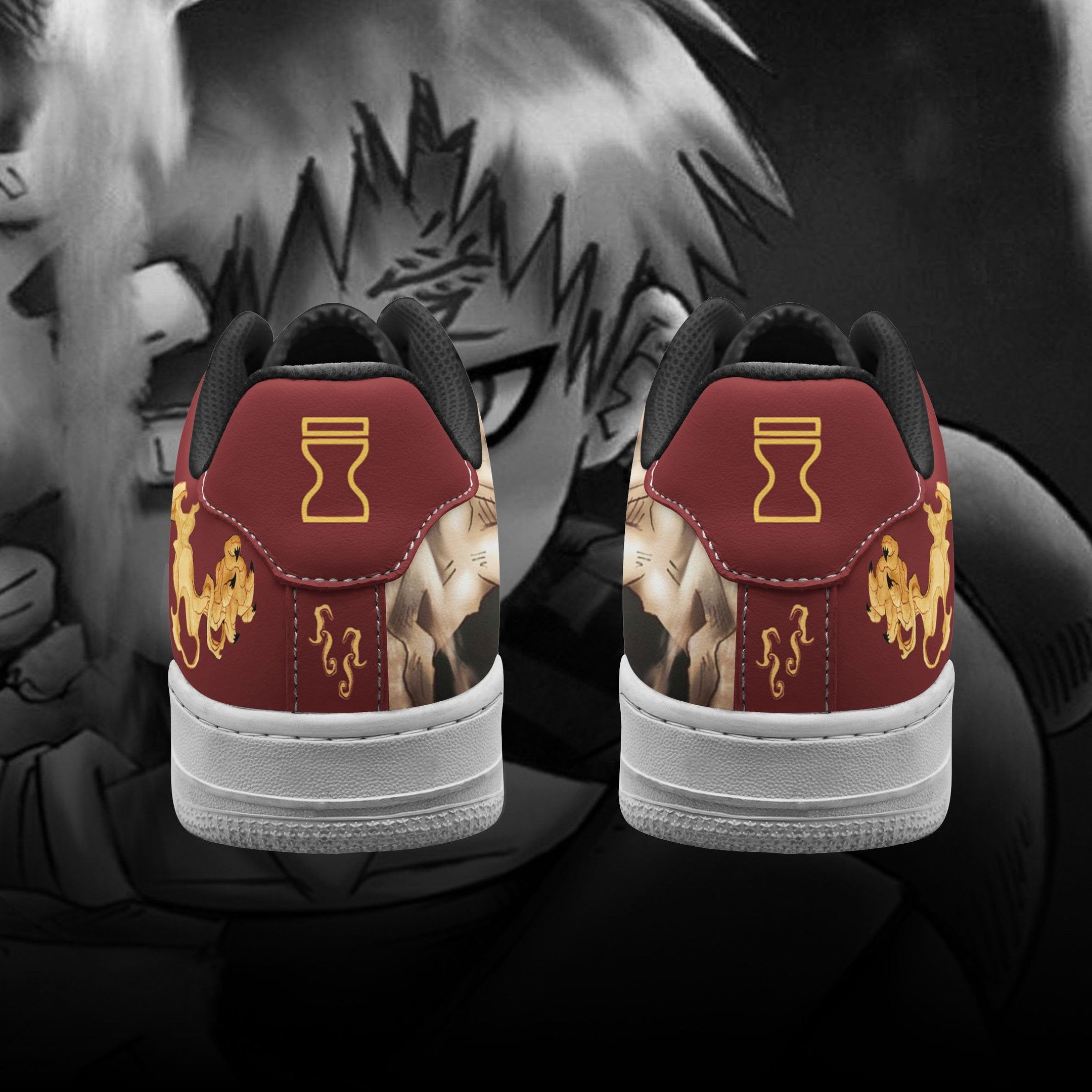 Gaara Sneakers Anime Shoes Custom