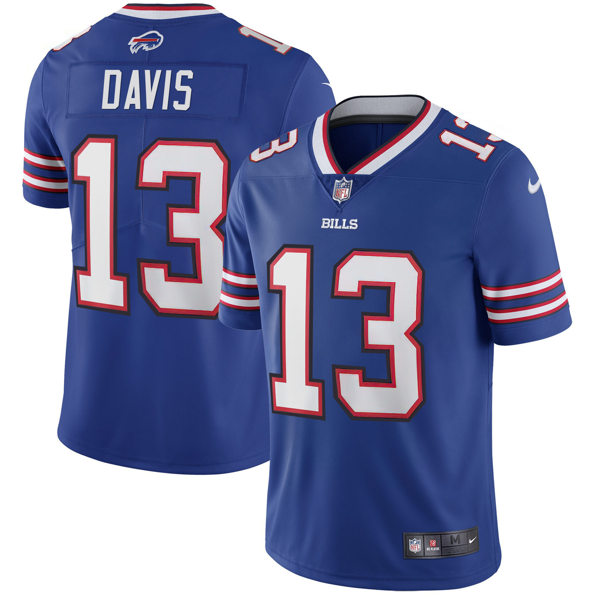 Gabe Davis Buffalo Bills Vapor Royal Jersey - All Stitched 