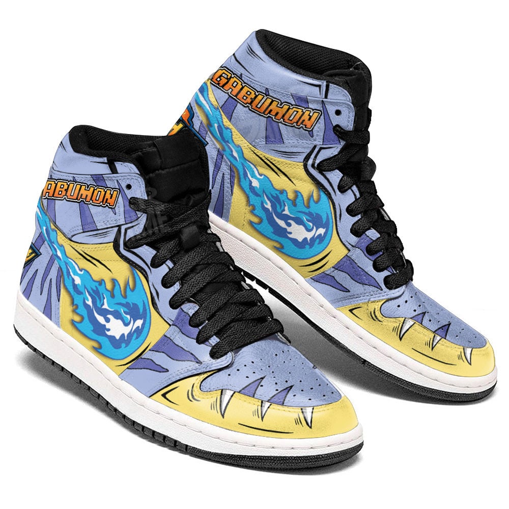 Gabumon Skill JD1s Sneakers Digimon Anime Shoes For Fans, Air Jordan Hightop