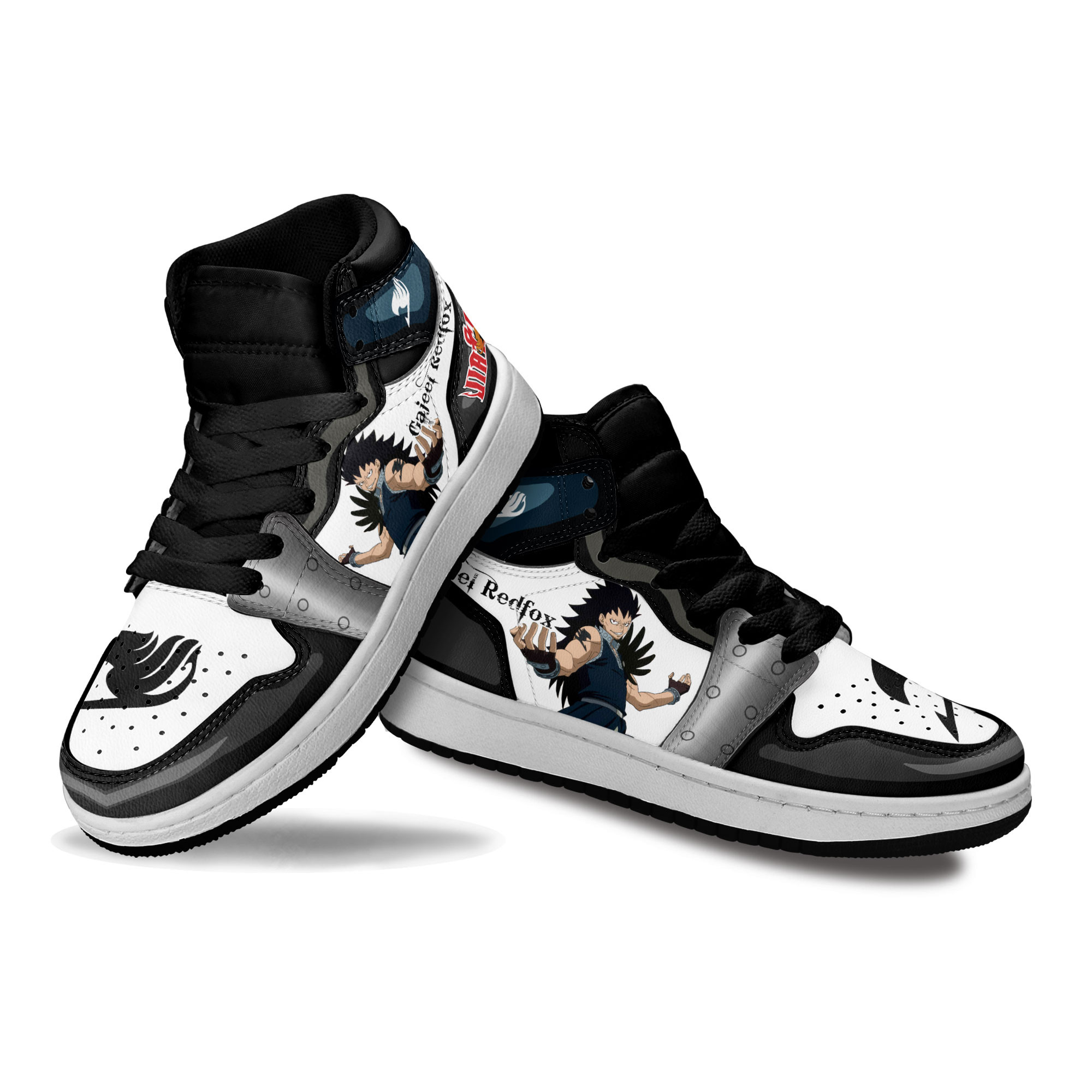 Gajeel Redfox Kids Sneakers Custom Fairy Tail Anime Shoes For Kids