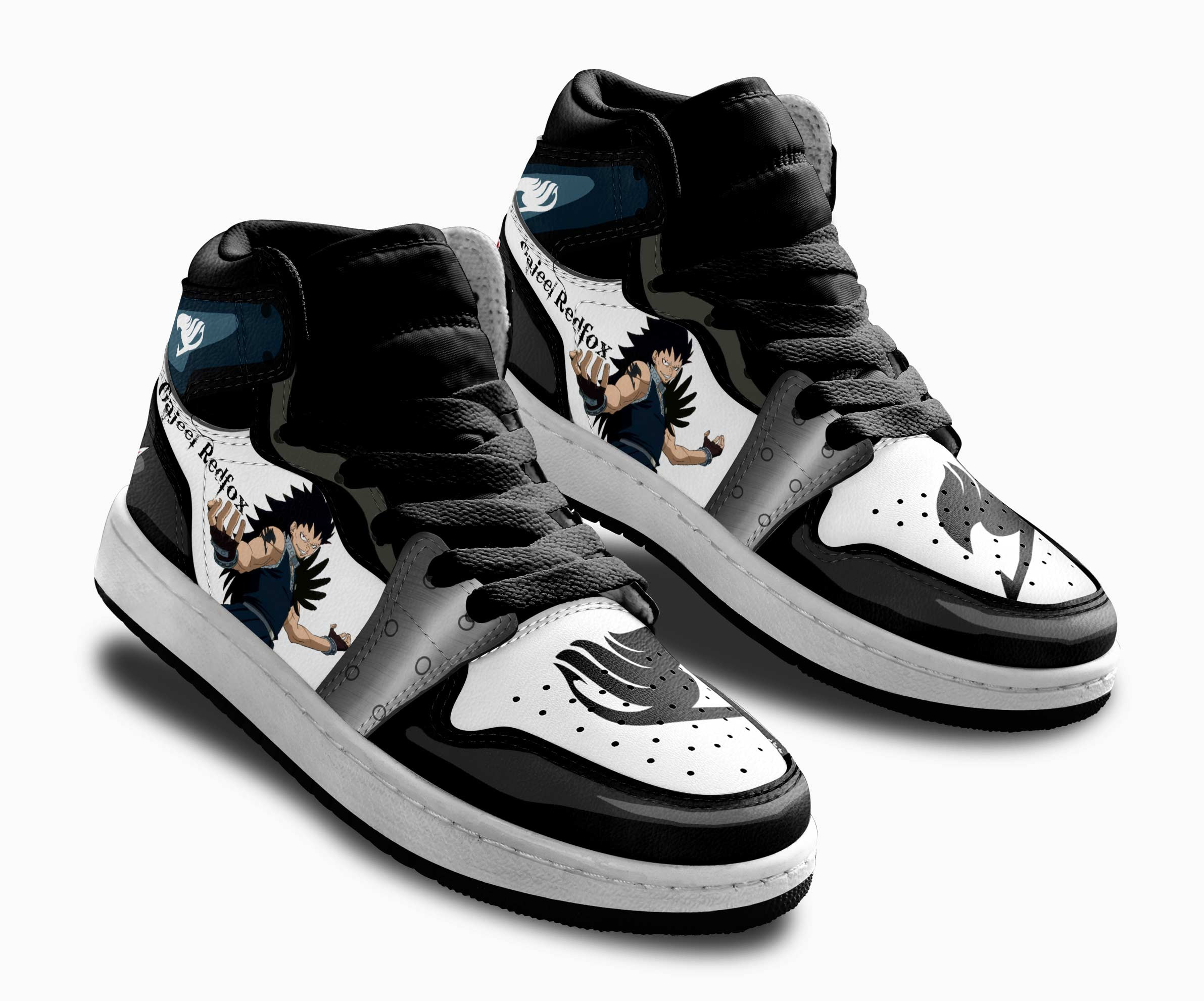 Gajeel Redfox Kids Sneakers Custom Fairy Tail Anime Shoes For Kids