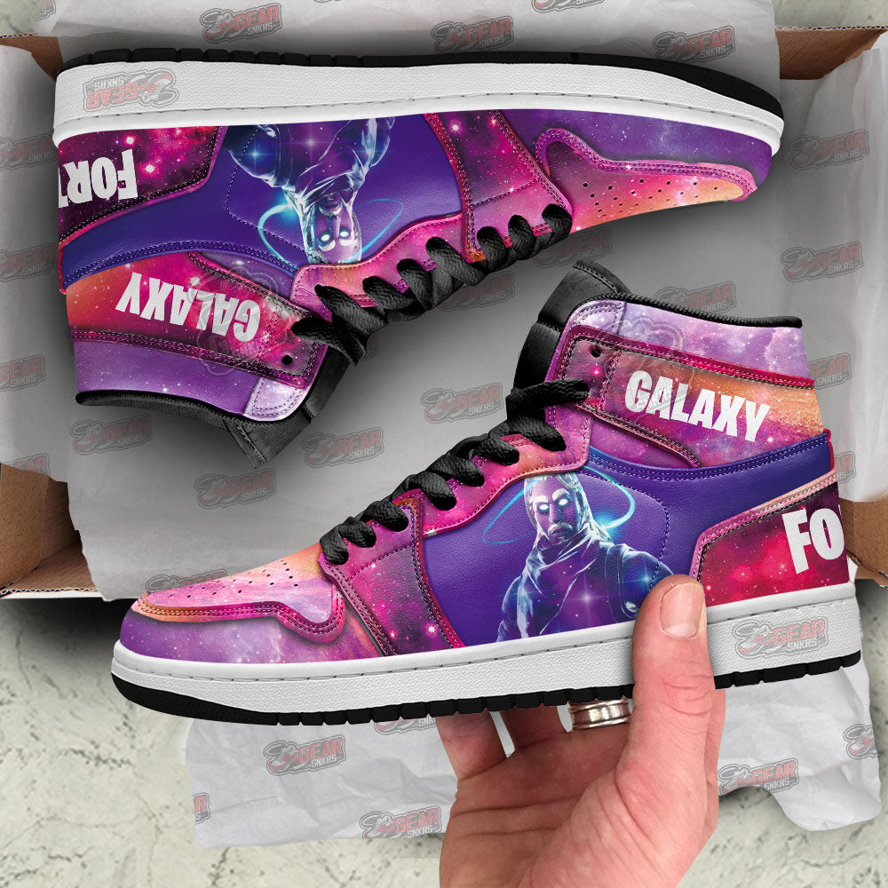 Galaxy Skin Fortnite JD Sneakers Shoes For Fans, Air Jordan Hightop