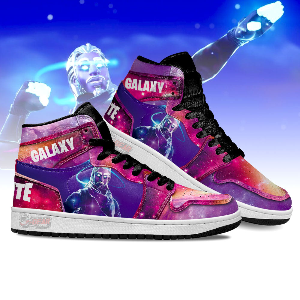 Galaxy Skin Fortnite JD Sneakers Shoes For Fans, Air Jordan Hightop