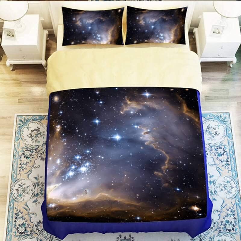 Galaxy Star 11 3D Customized Duvet Cover Bedding Set