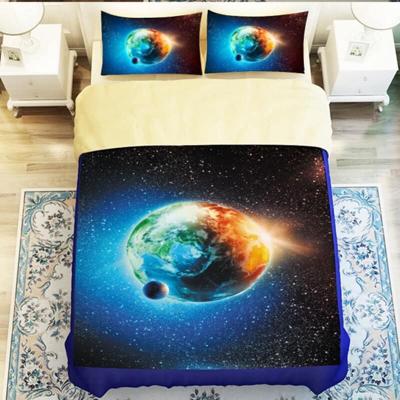 Galaxy Star 3D Customized Duvet Cover Bedding Set