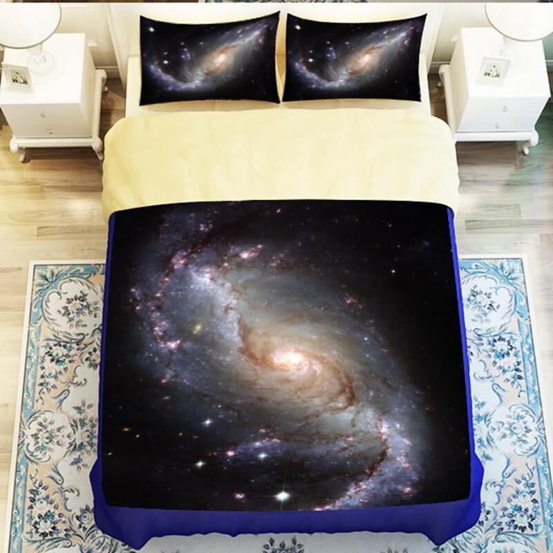 Galaxy Star 3D Customized Duvet Cover Bedding Set
