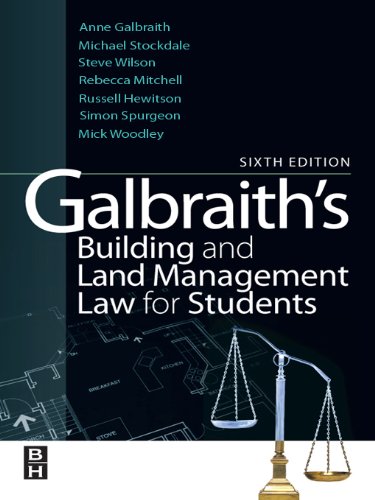 Galbraith's Building and Land Management Law for Students (PDF/EPUB Version)