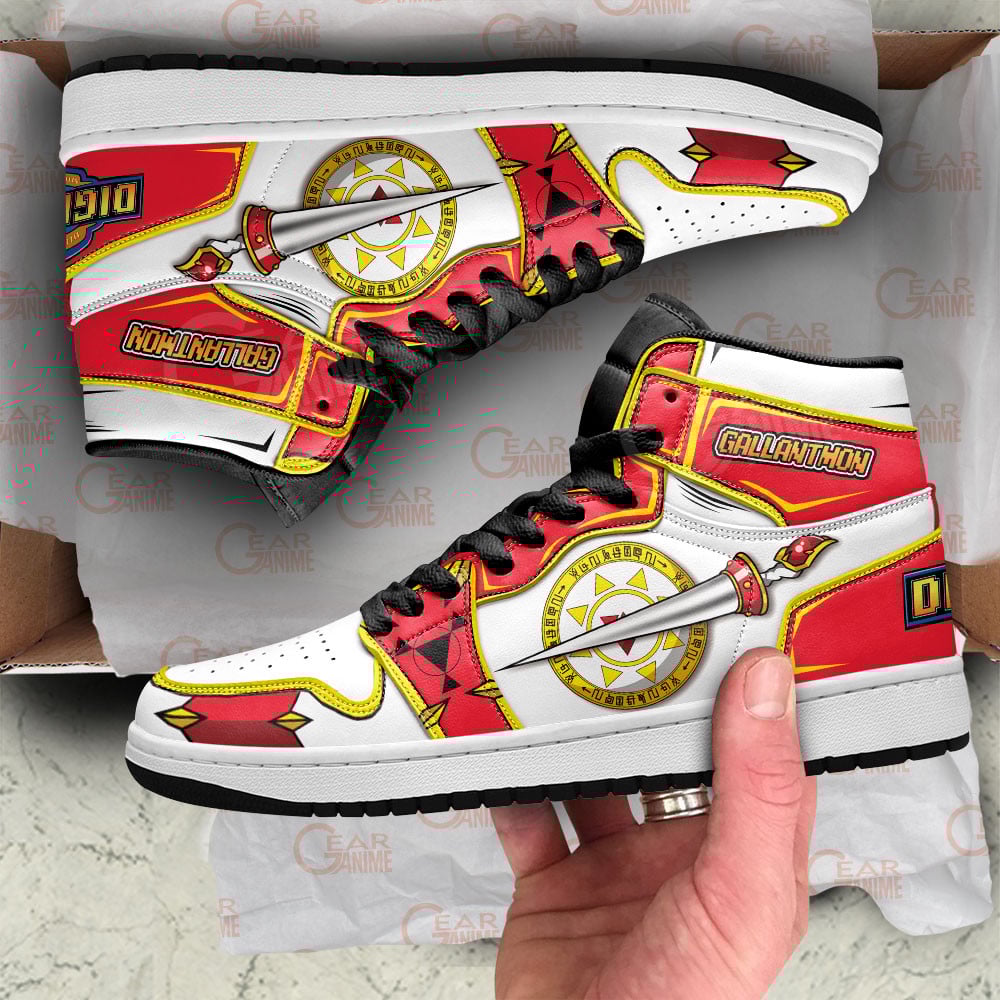 Gallantmon JD1s Sneakers Digimon Anime Shoes For Fans, Air Jordan Hightop
