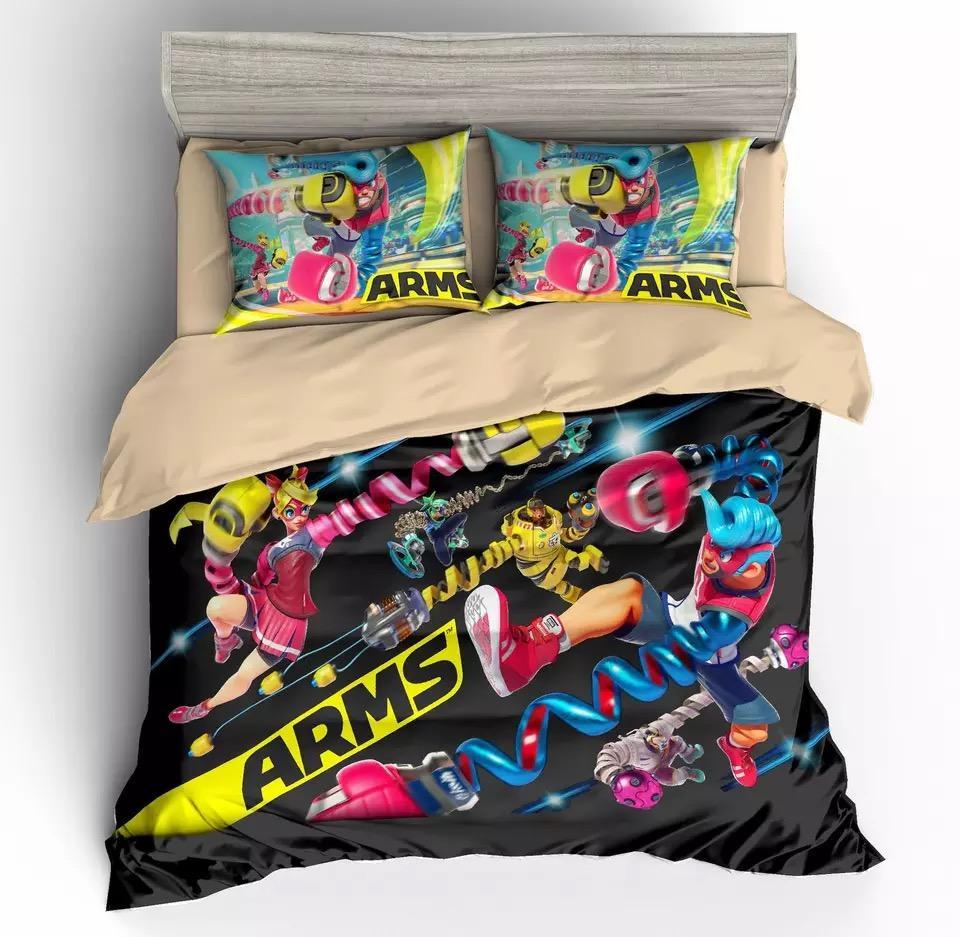 Game Arms For Kids 3D Customized Duvet Cover Bedding Set
