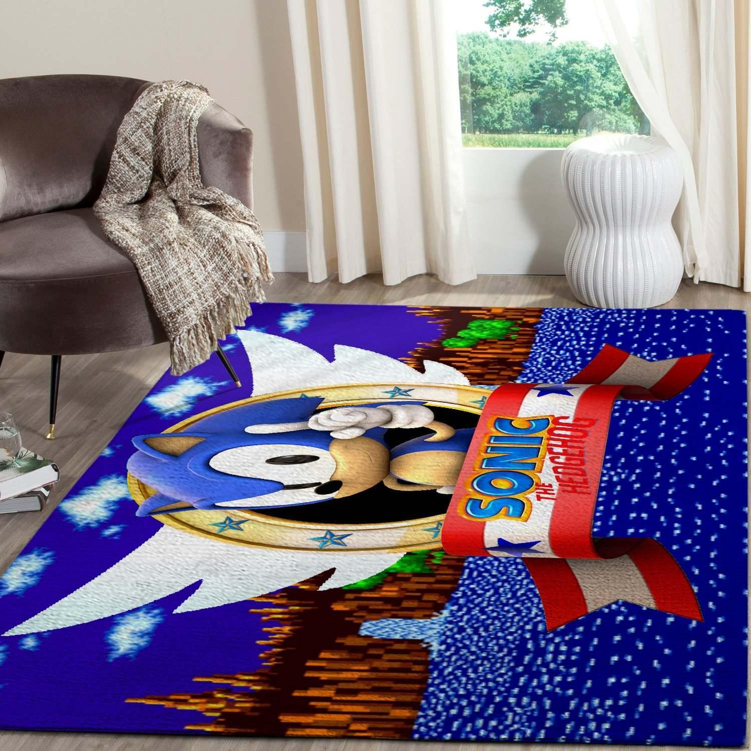 Game Lovers Sonic The Hedgehog Film Area Rectangle Rug