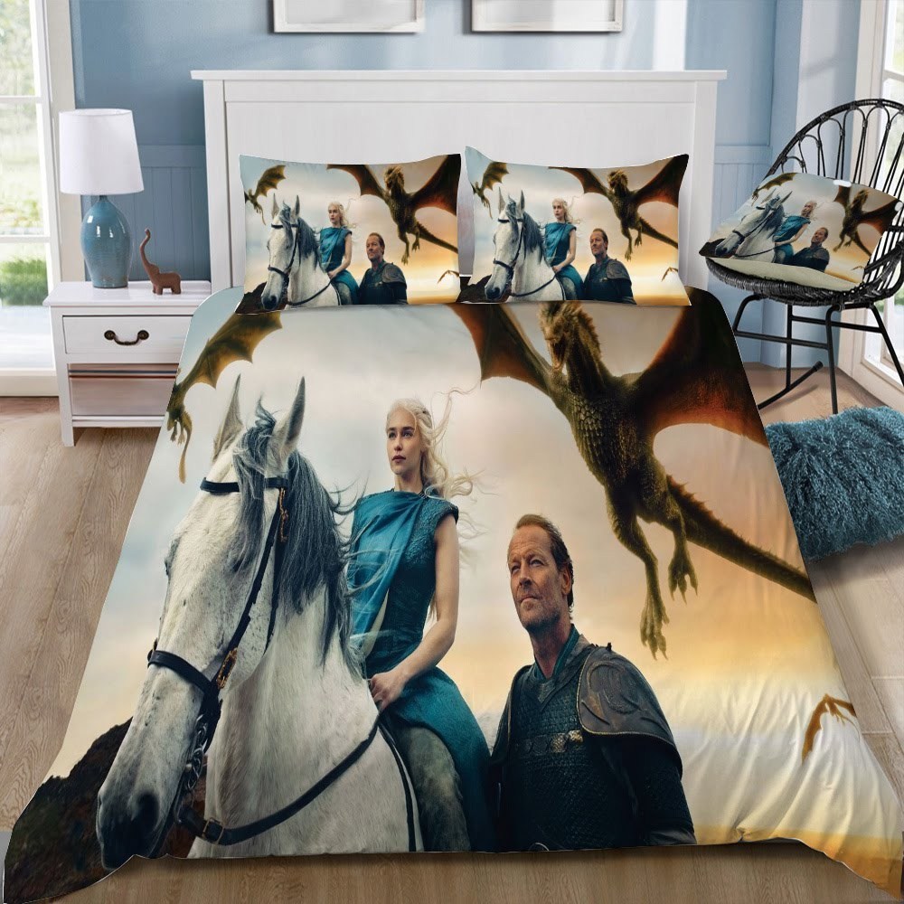 Game Of Thrones 129 3D Customized Duvet Cover Bedding Set