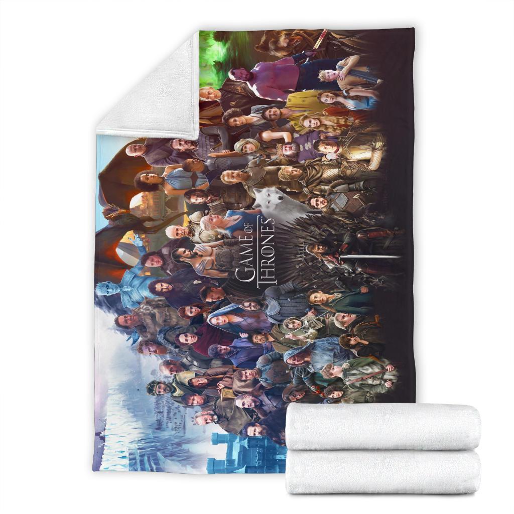 Game Of Thrones 8 Sherpa Blanket Cozy Blanket Fleece Blanket