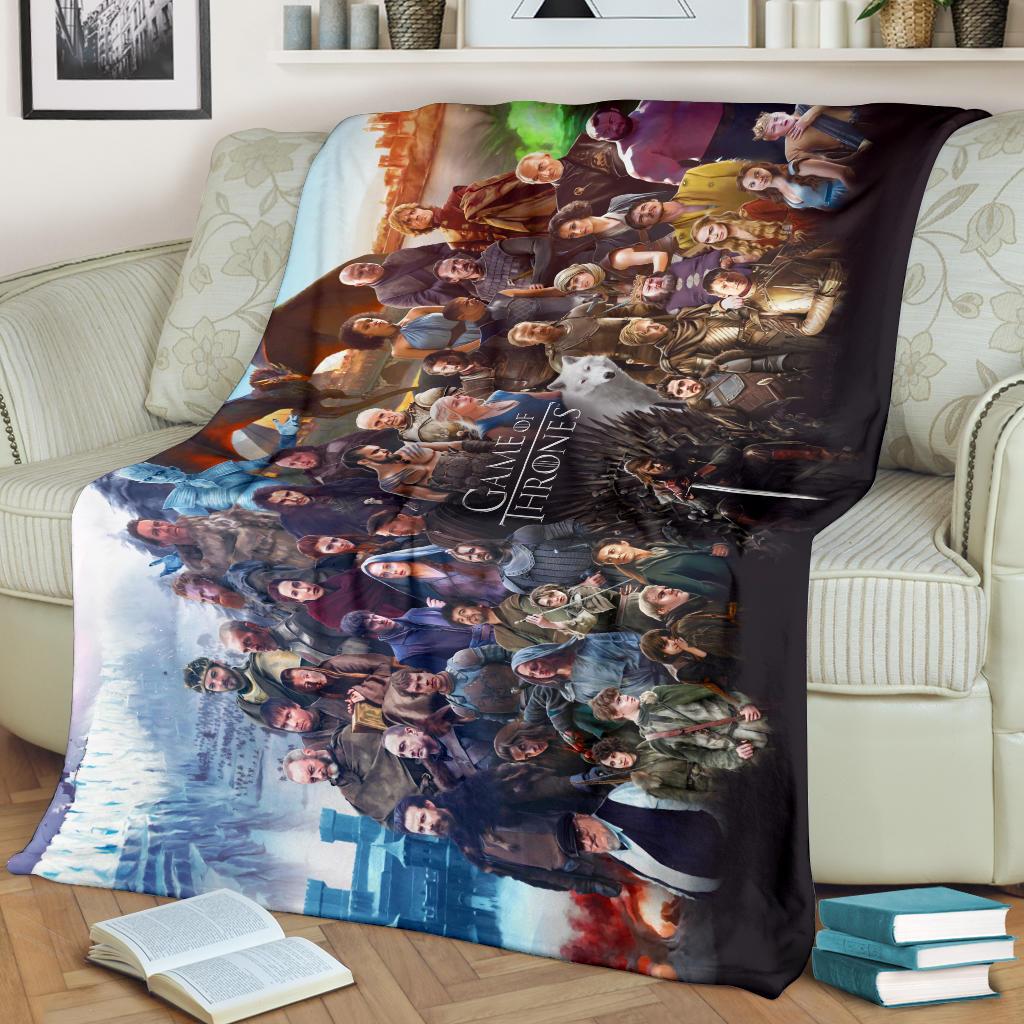Game Of Thrones 8 Sherpa Blanket Cozy Blanket Fleece Blanket