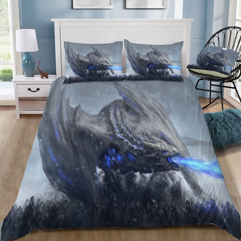 Game Of Thrones Dragon 3D Customized Duvet Cover Bedding Set