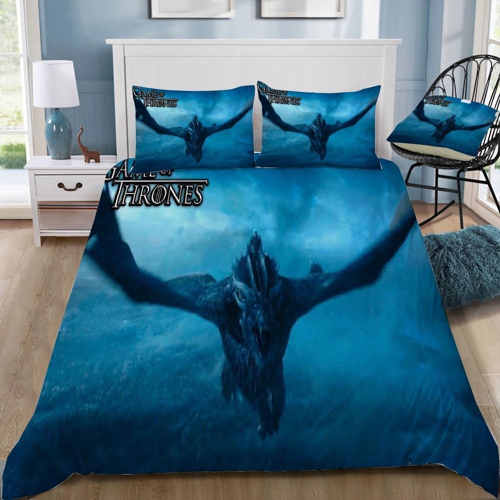 Game Of Thrones Dragon 3D Customized Duvet Cover Bedding Set