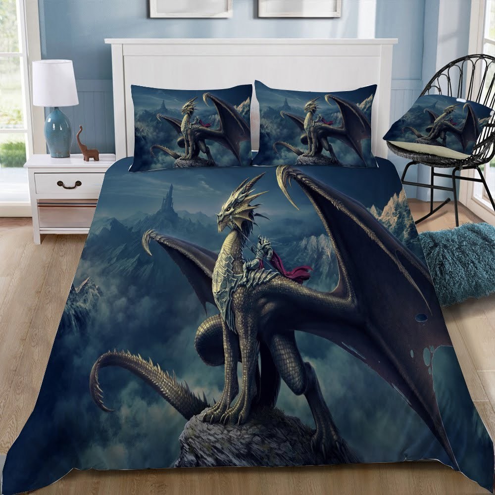 Game Of Thrones Dragon 52 3D Customized Duvet Cover Bedding Set