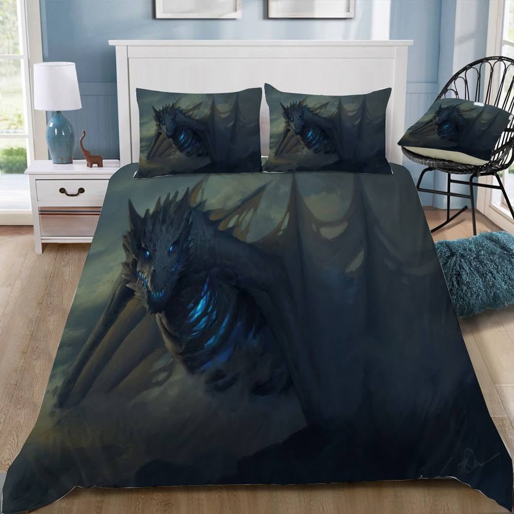 Game Of Thrones Dragon 65 3D Customized Duvet Cover Bedding Set