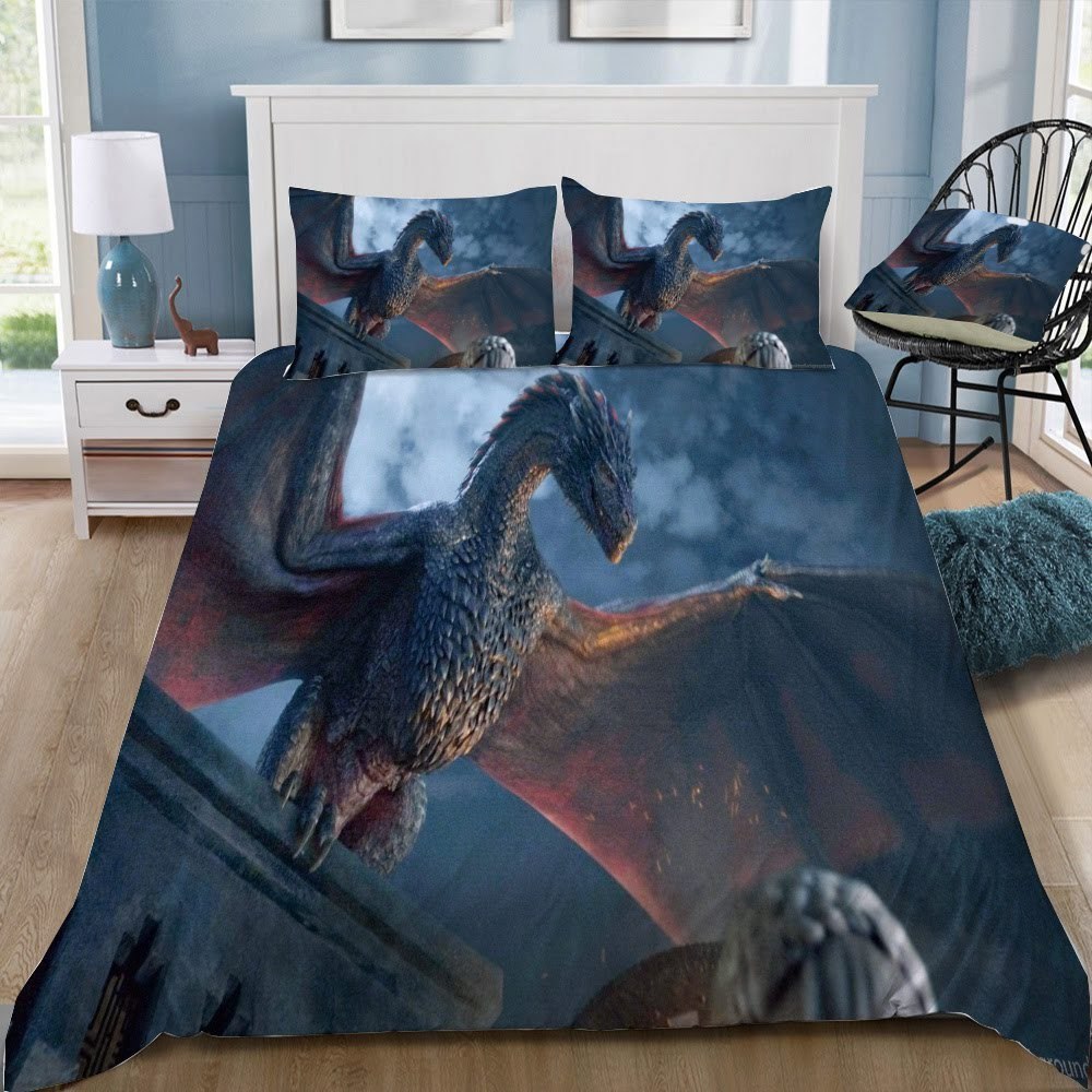 Game Of Thrones Dragon 69 3D Customized Duvet Cover Bedding Set