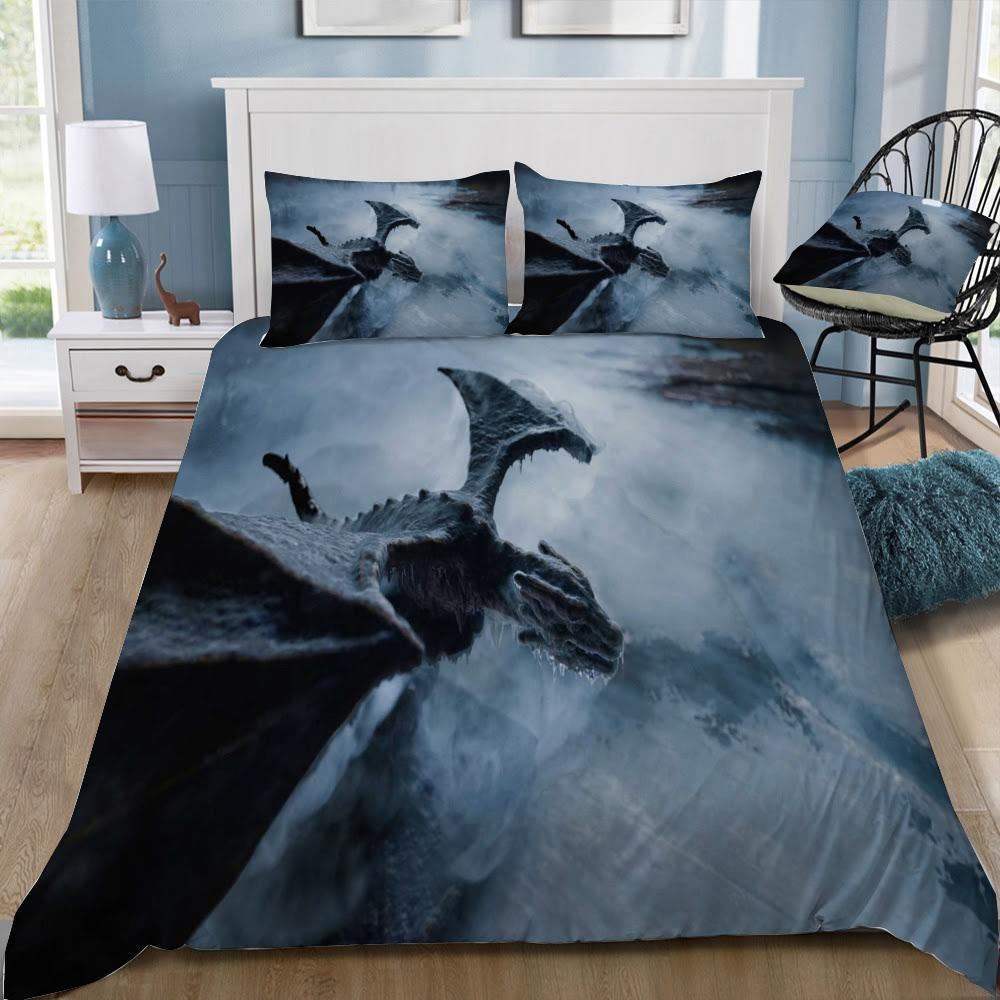 Game Of Thrones Dragon 91 3D Customized Duvet Cover Bedding Set