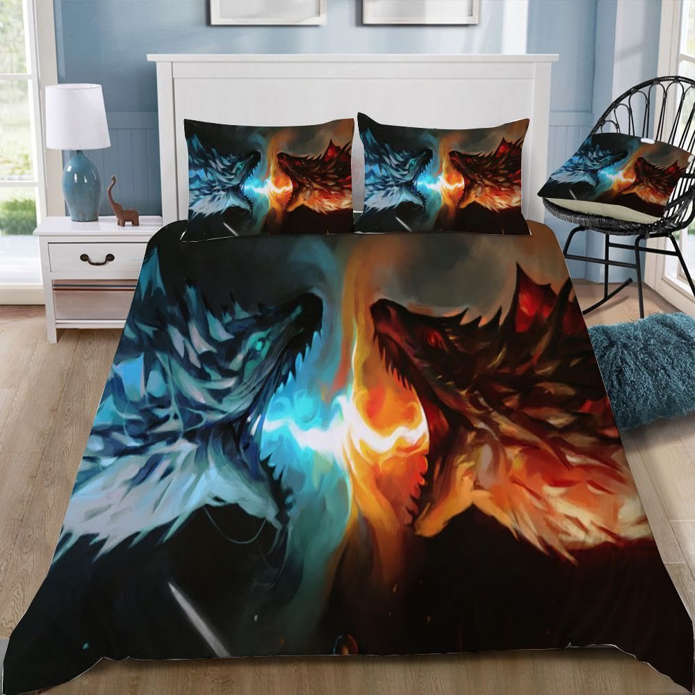 Game Of Thrones Dragon 97 3D Customized Duvet Cover Bedding Set