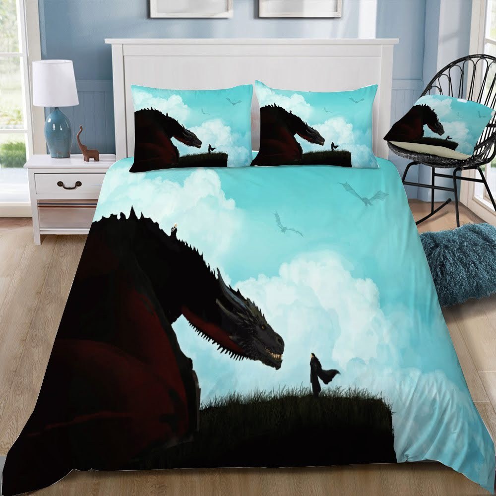 Game Of Thrones Dragon Customized Duvet Cover Bedding Set