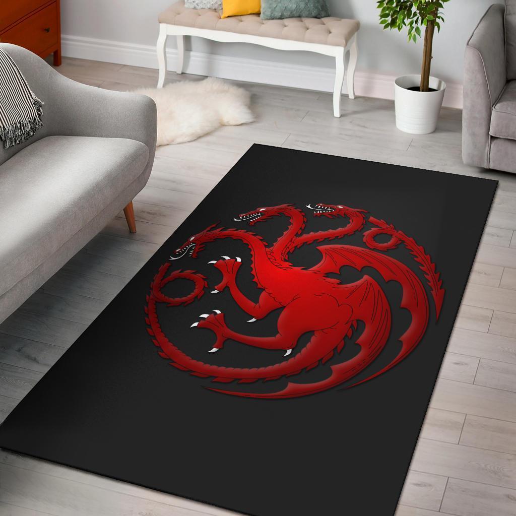 Game Of Thrones Fire And Blood Targaryen Area Rectangle Rug
