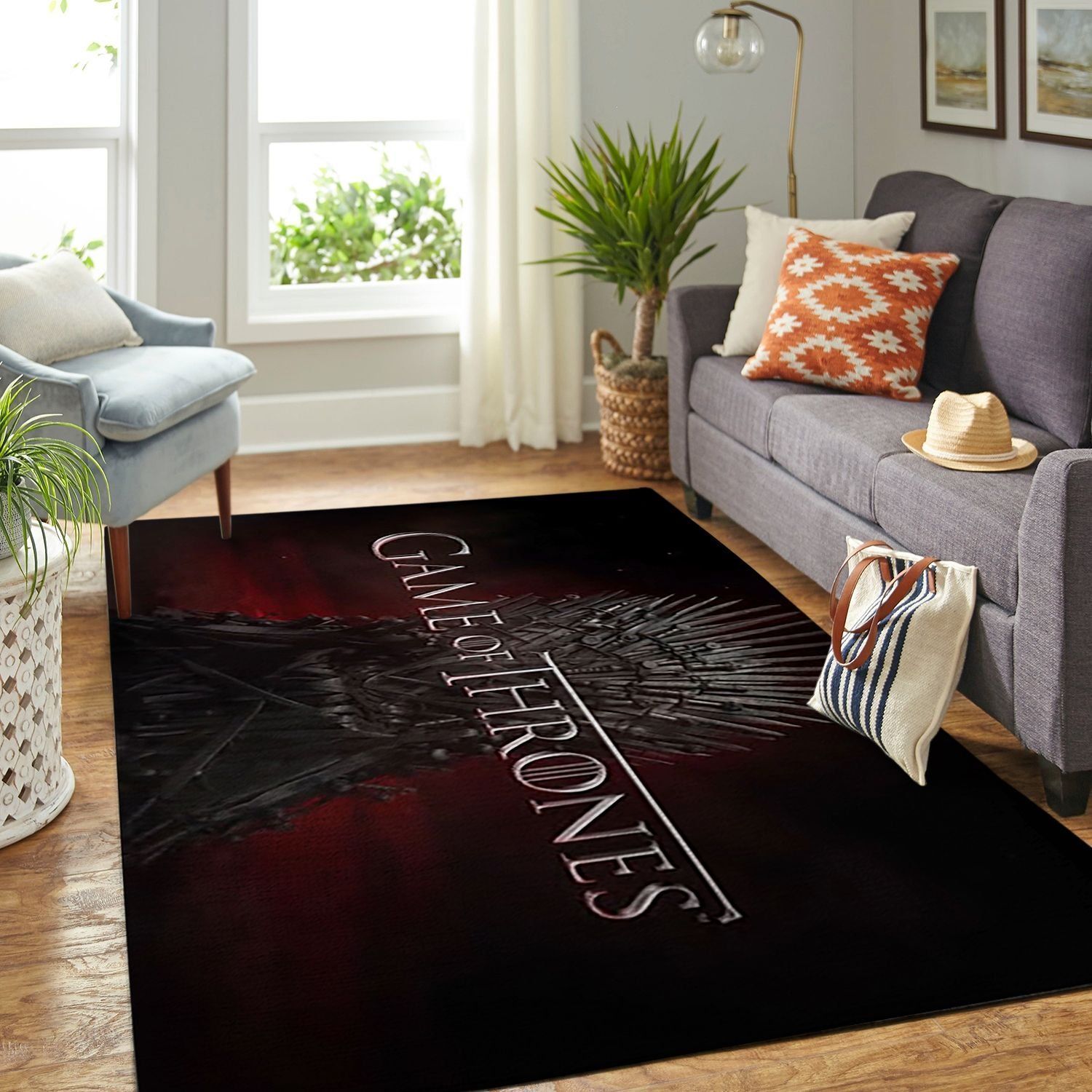 Game Of Thrones Living Room Area Rectangle Rug