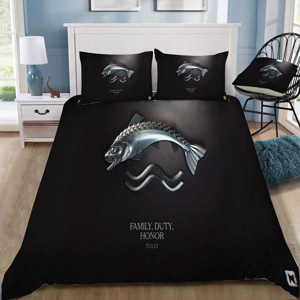 Game Of Thrones Logo 22 3D Customized Duvet Cover Bedding Set