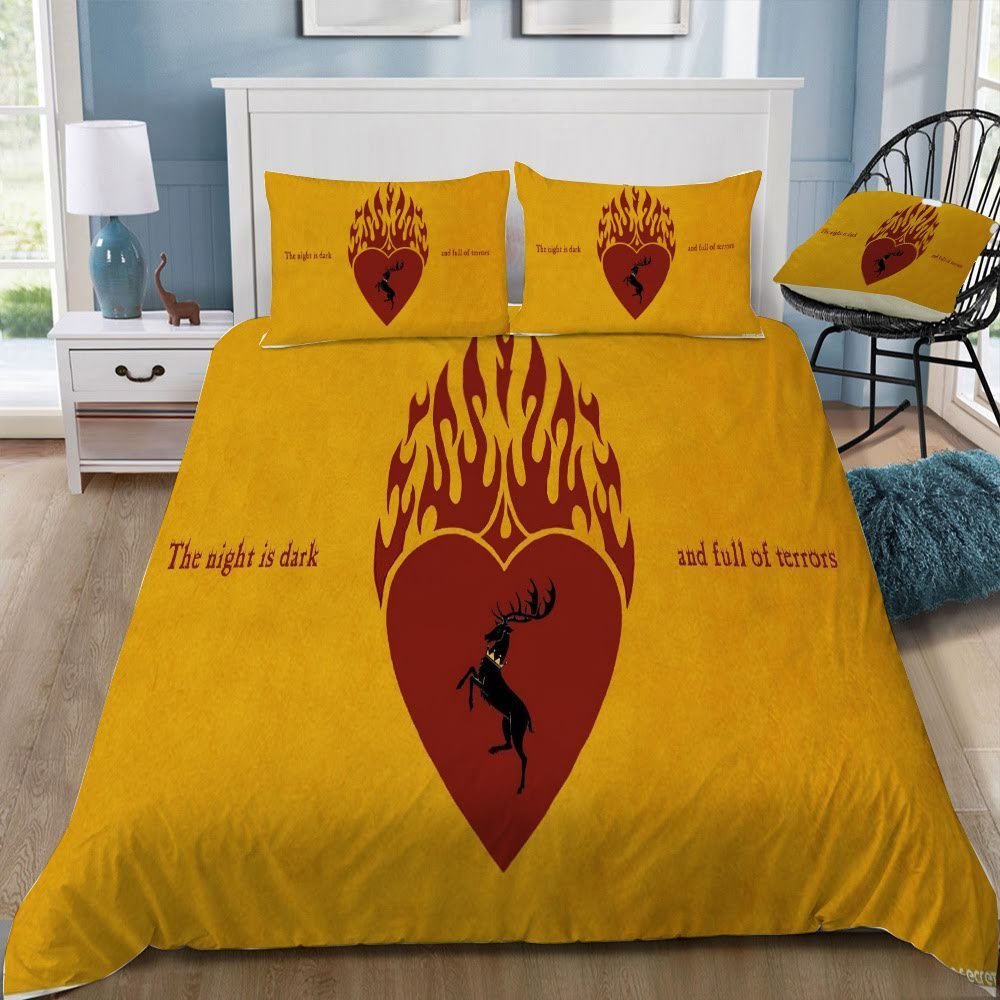 Game Of Thrones Logo 33 3D Customized Duvet Cover Bedding Set