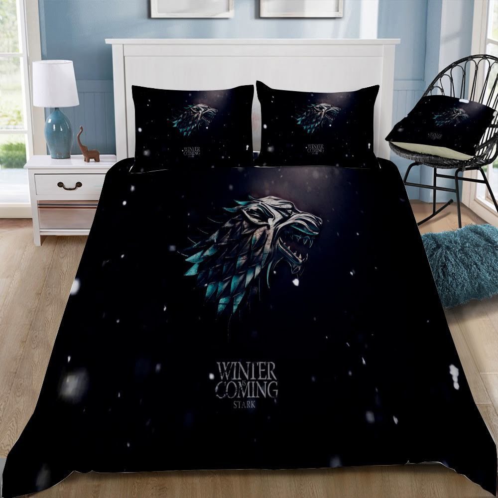 Game Of Thrones Logo 3D Customized Duvet Cover Bedding Set