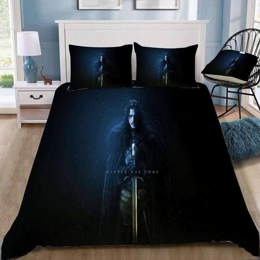 Game Of Thrones Winter Has Come 3D Customized Duvet Cover Bedding Set