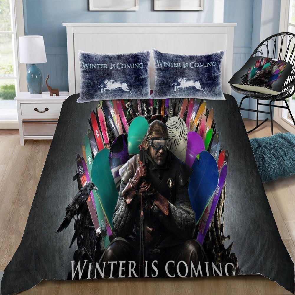 Game Of Thrones Winter Is Coming 56 3D Customized Duvet Cover Bedding Set