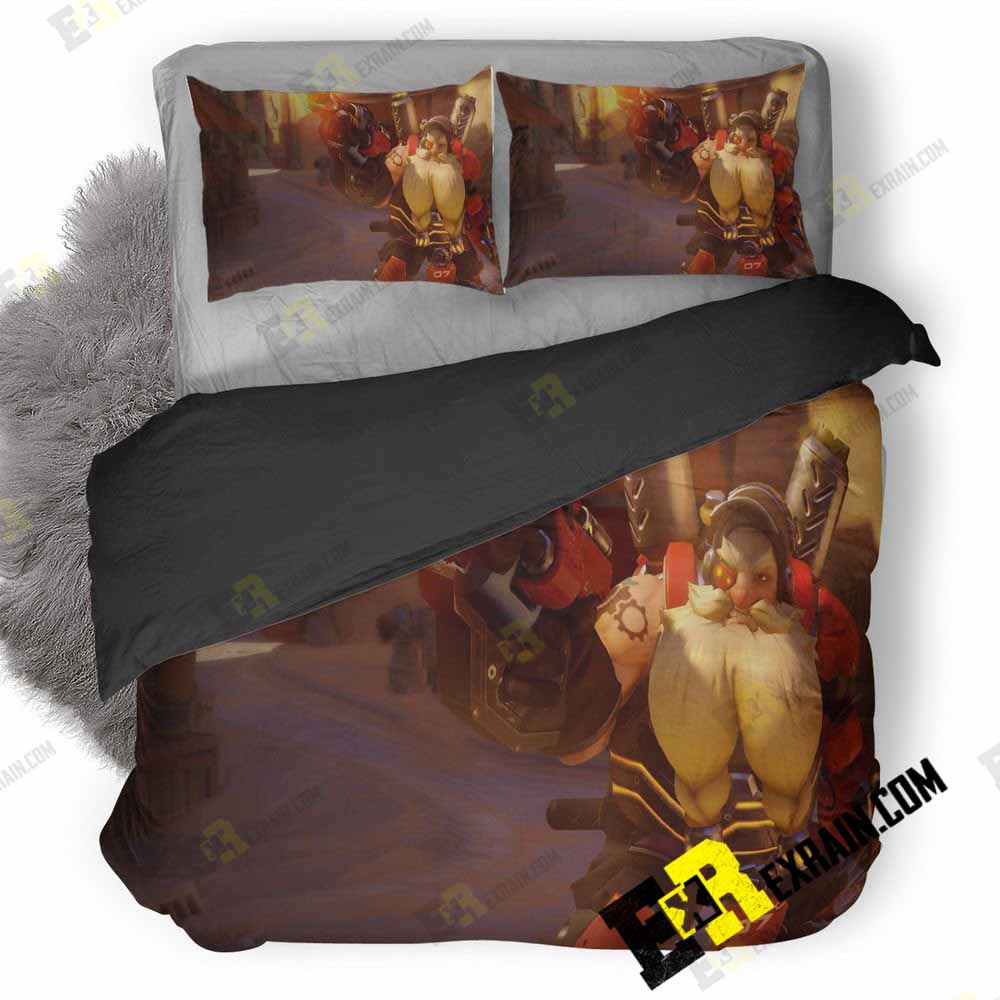 Game Overwatch 3D Customized Duvet Cover Bedding Set