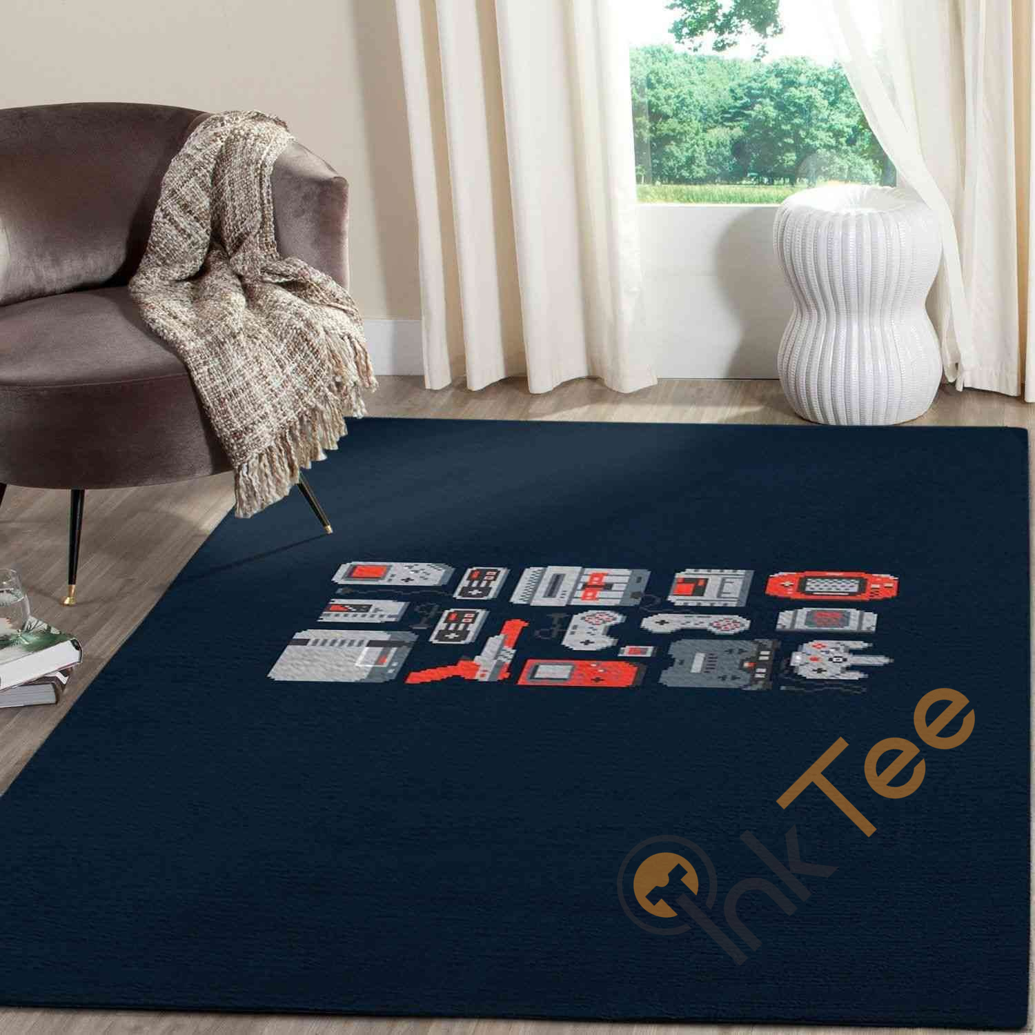 Gamer Area Rectangle Rug