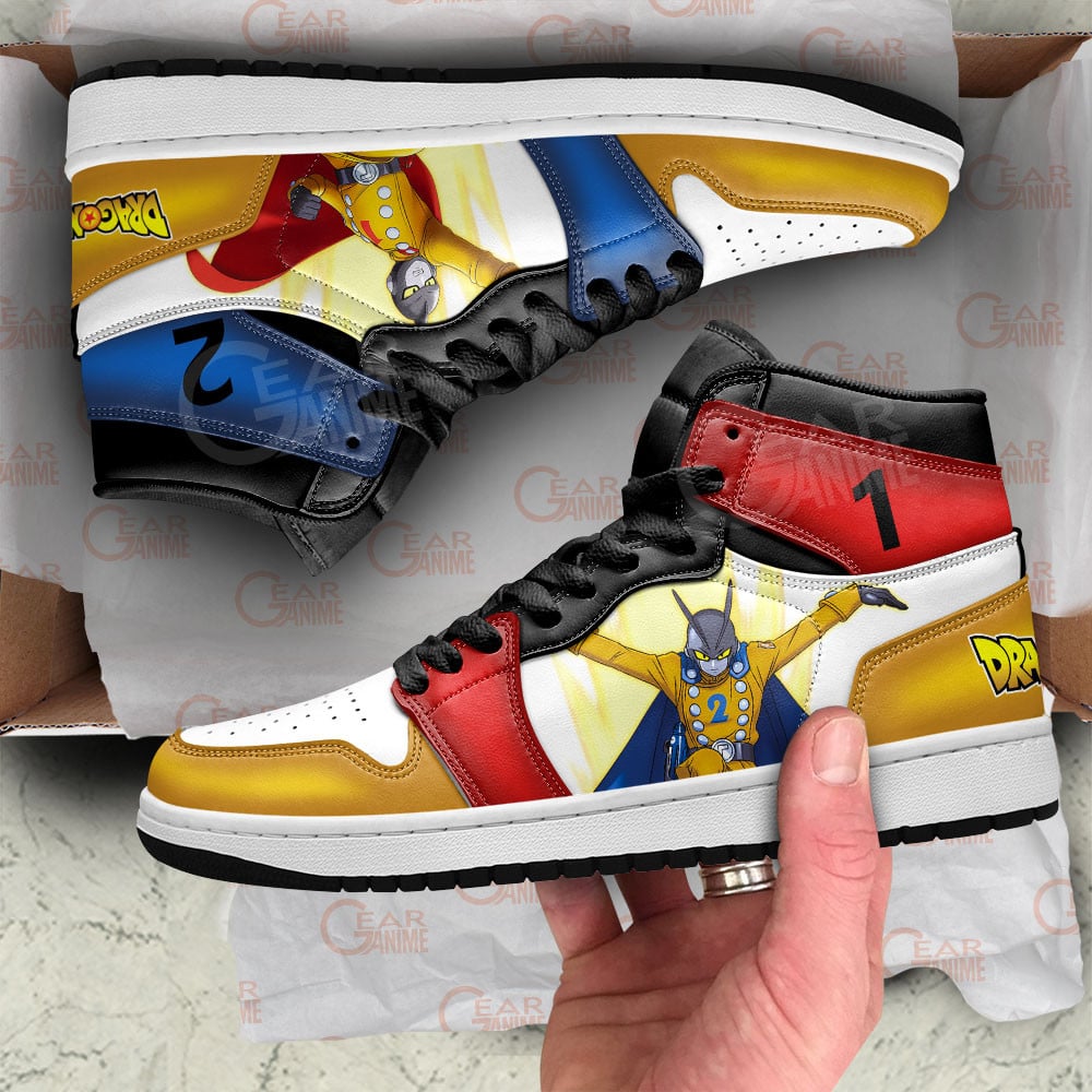 Gamma 1 Gamma 2 JD1s Sneakers Dragon Ball Super Anime Shoes, Air Jordan Hightop
