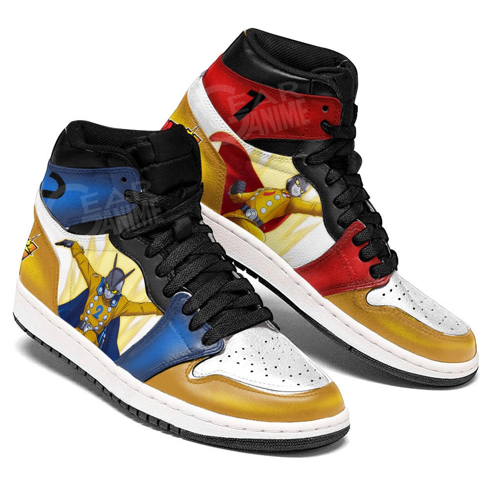 Gamma 1 Gamma 2 JD1s Sneakers Dragon Ball Super Anime Shoes, Air Jordan Hightop