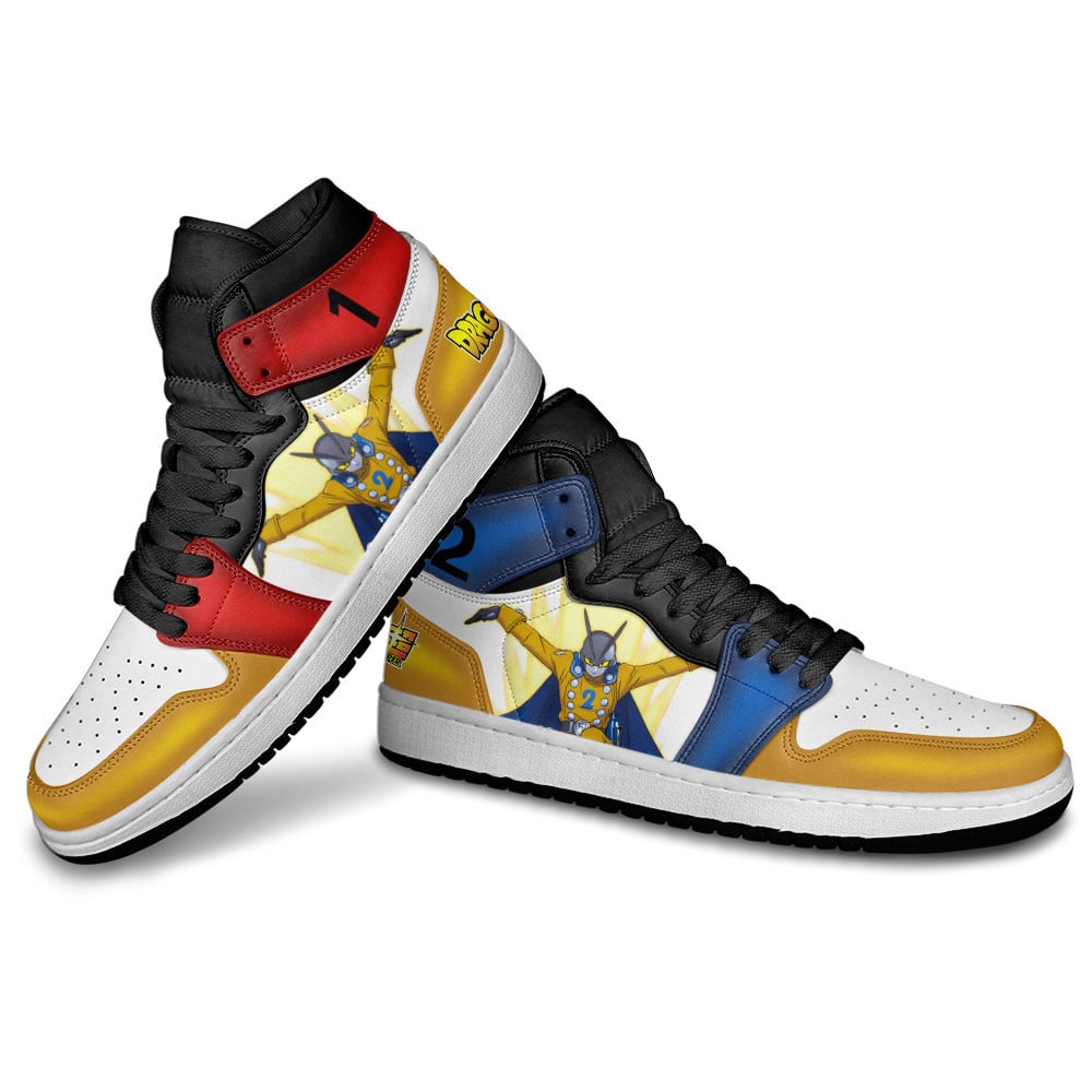 Gamma 1 Gamma 2 JD1s Sneakers Dragon Ball Super Anime Shoes, Air Jordan Hightop