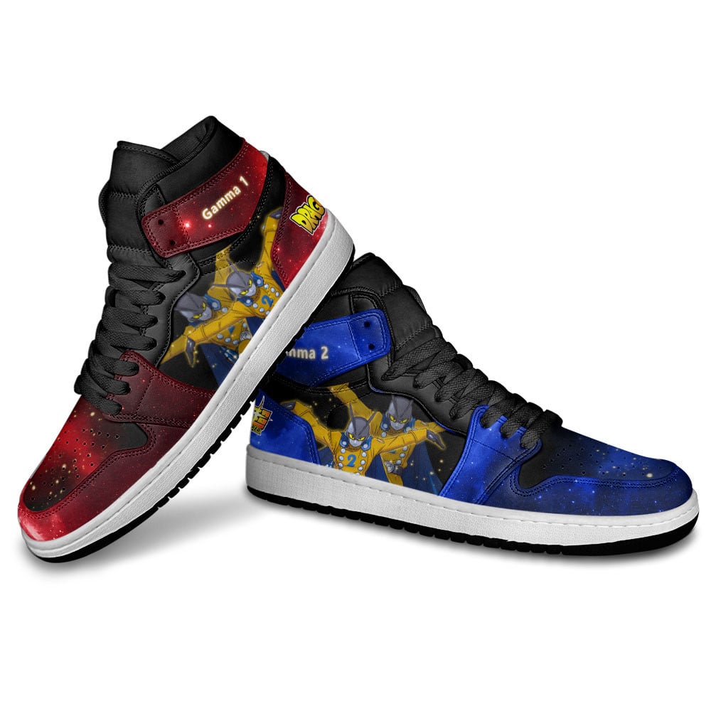 Gamma 1 Gamma 2 JD1s Sneakers Dragon Ball Super Anime Shoes Perfect Gift Idea, Air Jordan Hightop