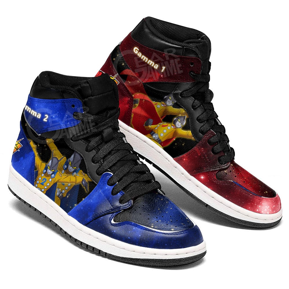 Gamma 1 Gamma 2 JD1s Sneakers Dragon Ball Super Anime Shoes Perfect Gift Idea, Air Jordan Hightop
