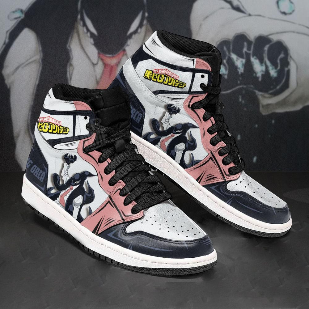 Gang Orca My Hero Academia anime High Top Air Jordan Sneaker, Air Jordan Hightop