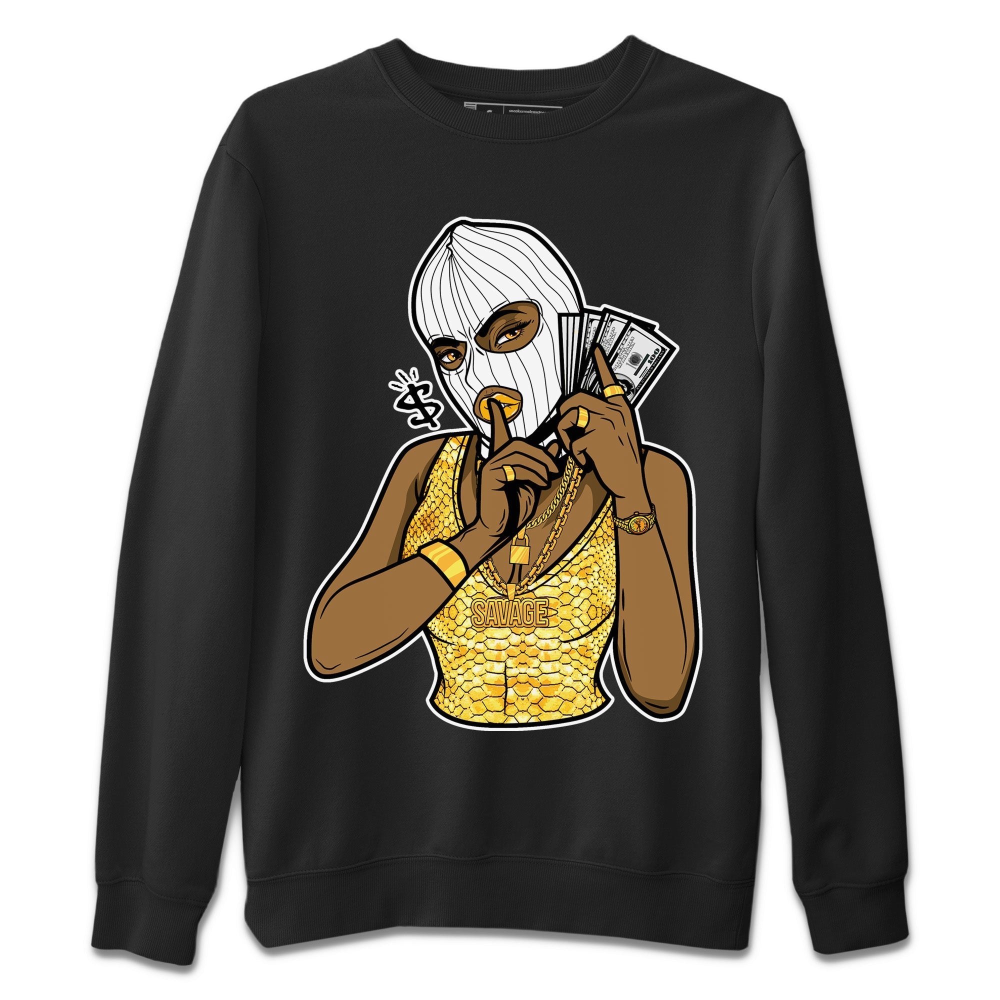 Gangster Women Unisex Sweater – Air Jordan 11 Yellow Python, Sneakers Matching Sweater