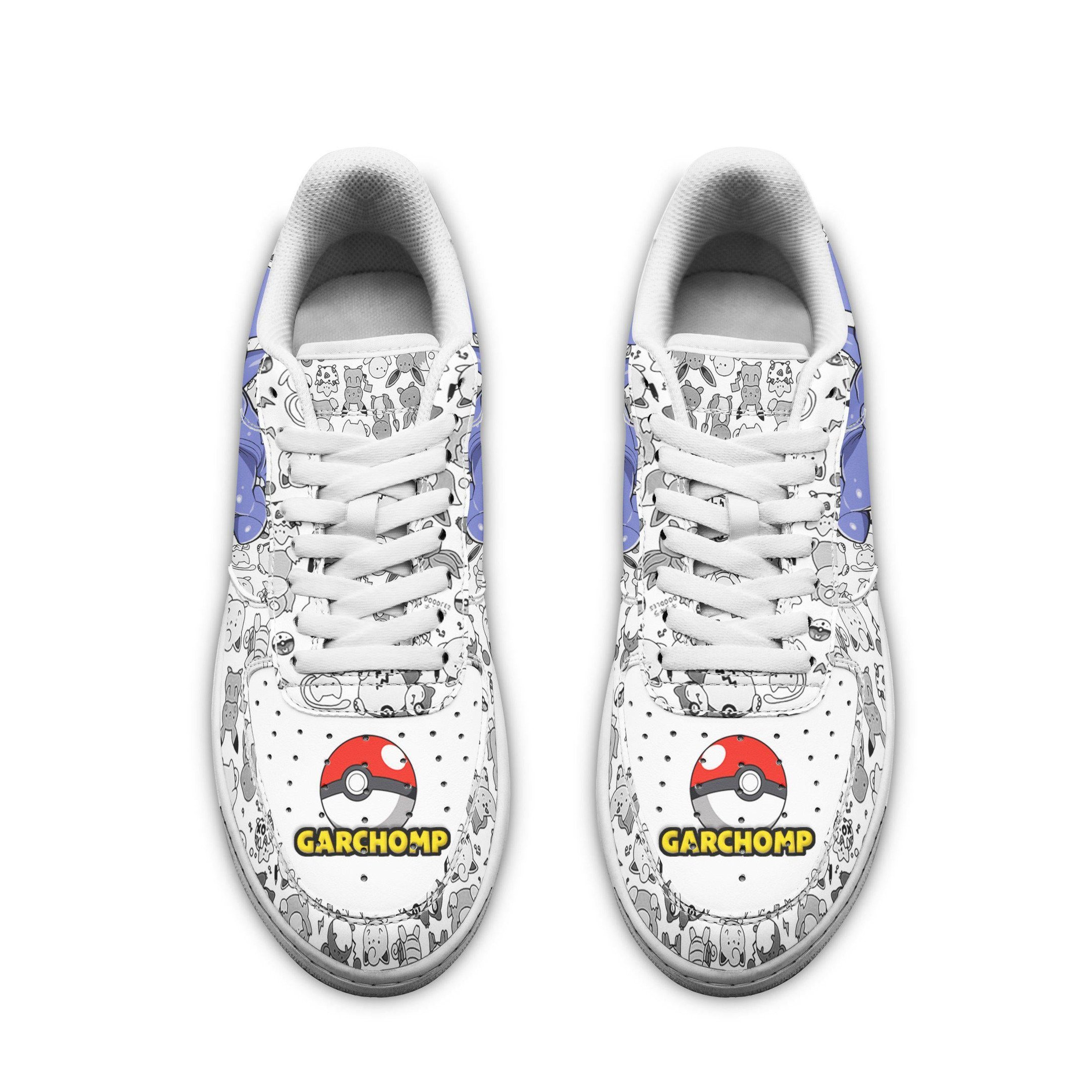 Garchomp Air Sneakers Custom Anime Pokemon Shoes