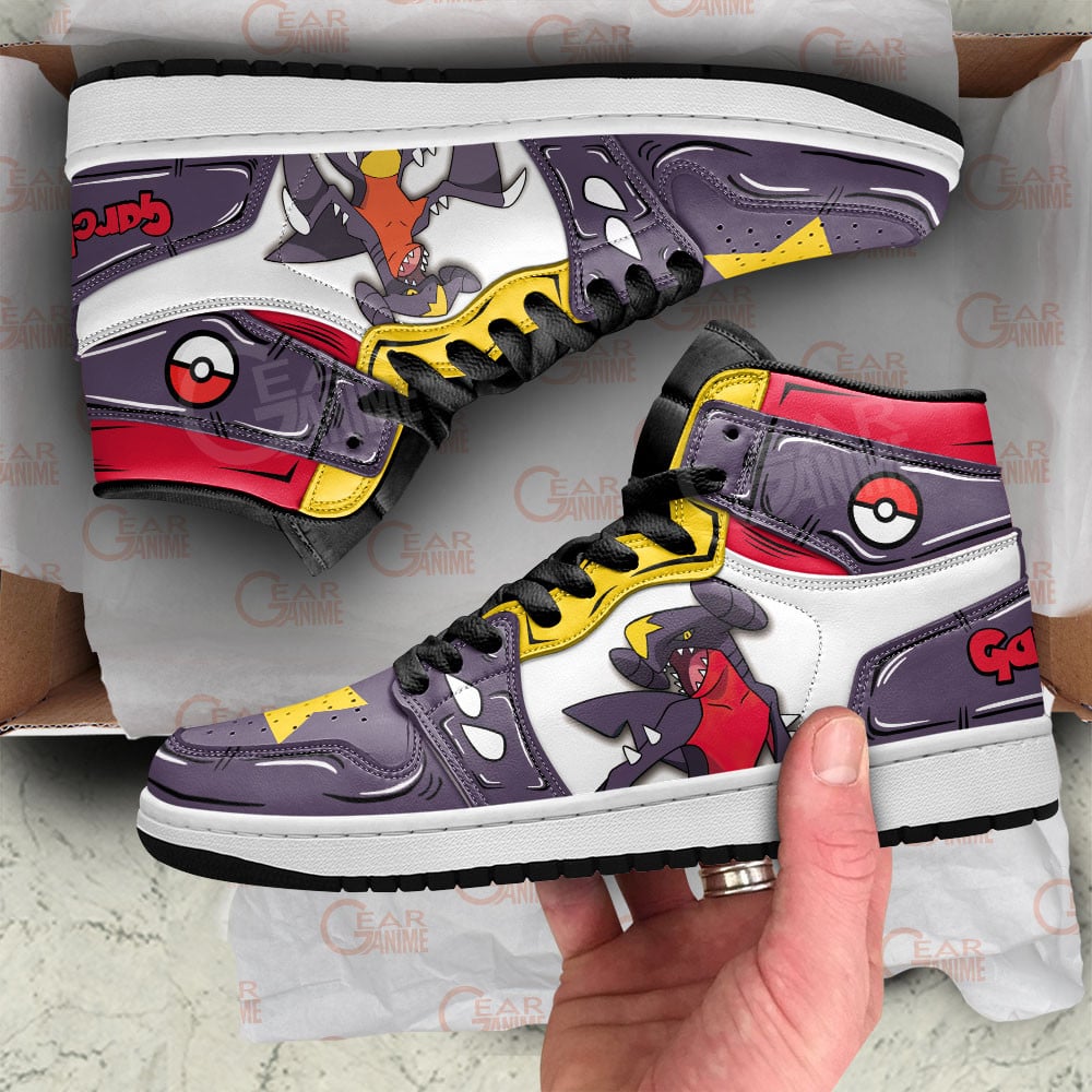 Garchomp JD1s Sneakers Pokemon Anime Shoes, Air Jordan Hightop